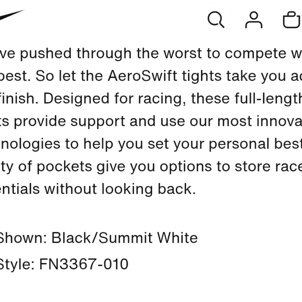 Nike Black Men's dri-fit adv - Picture 4 of 7